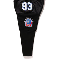 MULTI LOGO LAYERED SLEEVES RELAXED FIT FOOTBALL JERSEY MENS