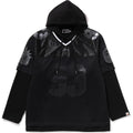 BAPE US BLACK FRIDAY MESH LAYERED RELAXED FIT PULLOVER HOODIE MENS