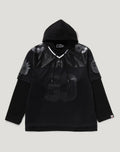 BAPE US BLACK FRIDAY MESH LAYERED RELAXED FIT PULLOVER HOODIE MENS