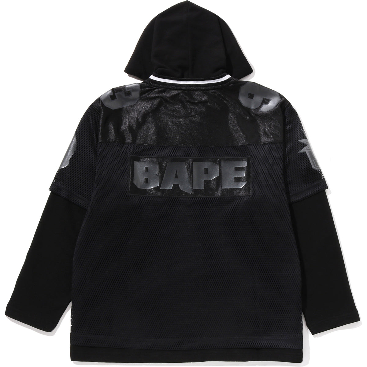 US LIMITED MESH LAYERED RELAXED FIT PULLOVER HOODIE MENS