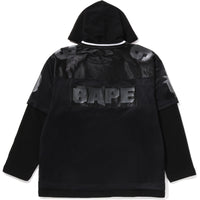 US LIMITED MESH LAYERED RELAXED FIT PULLOVER HOODIE MENS