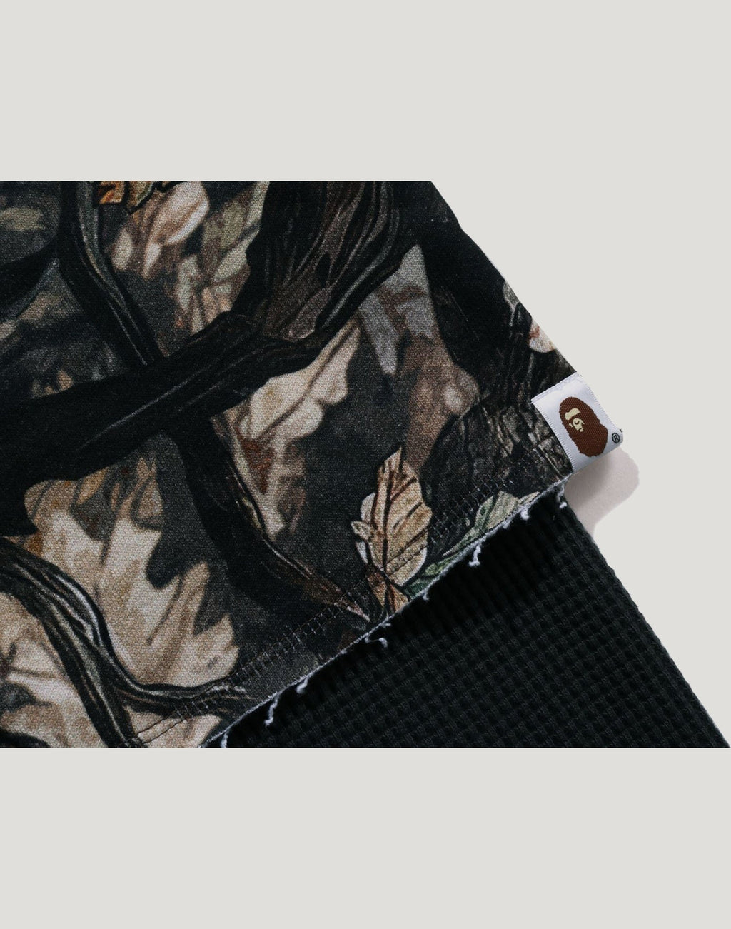TREE EDGE CAMO LAYERED PULLOVER HOODIE MENS