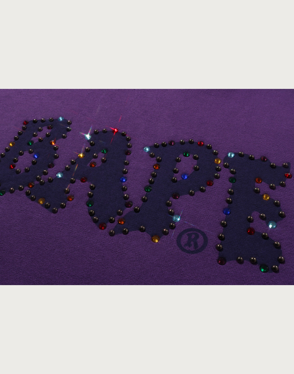 COLOR STONE BAPE RELAXED FIT PULLOVER HOODIE MENS