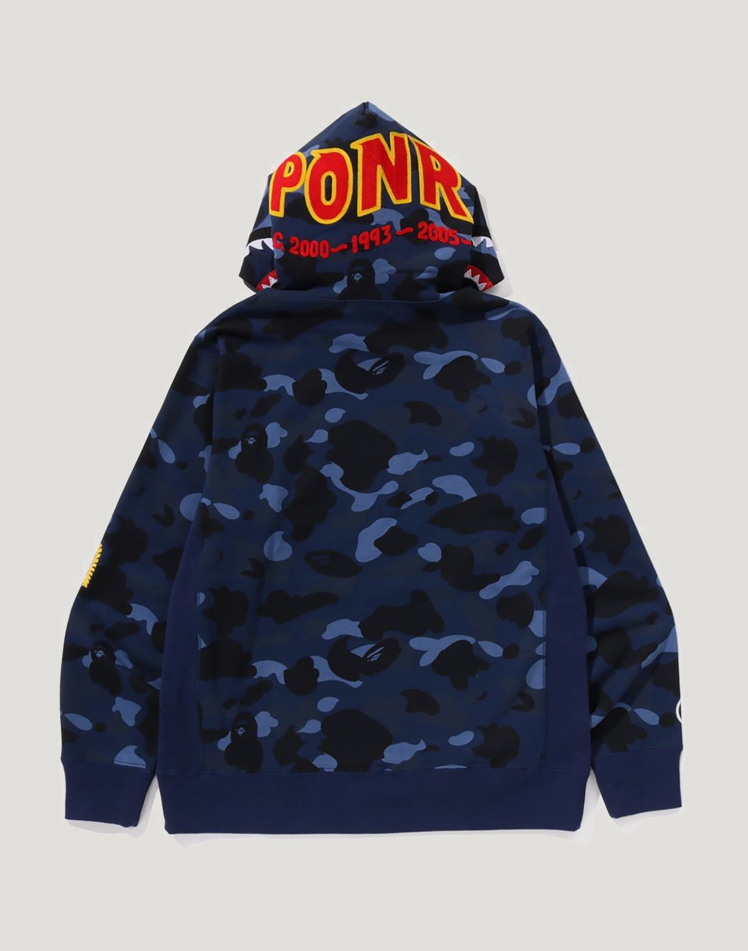 COLOR CAMO 2ND SHARK PULLOVER HOODIE MENS