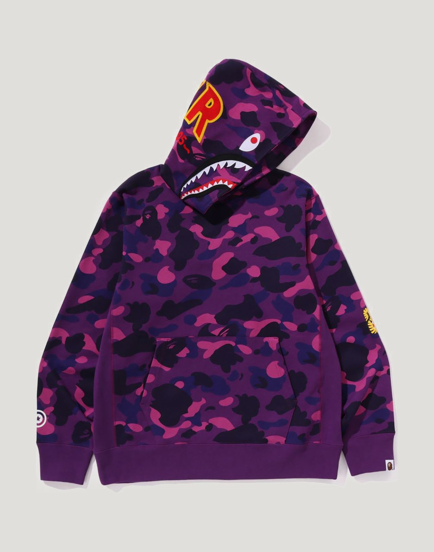 COLOR CAMO 2ND SHARK PULLOVER HOODIE MENS