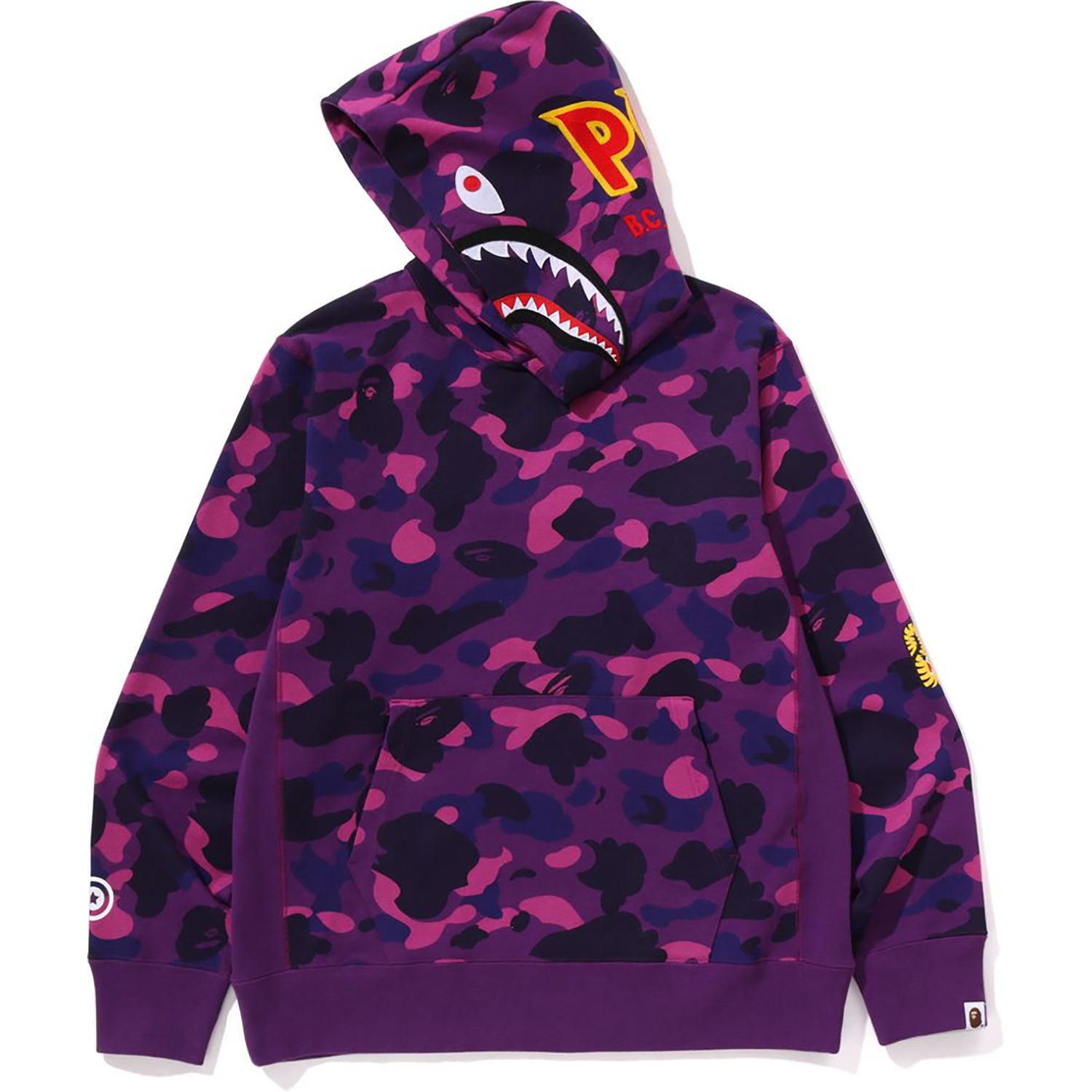 BAPE Color Camo 2nd Shark Pullover Hoodie - Men's Streetwear – us