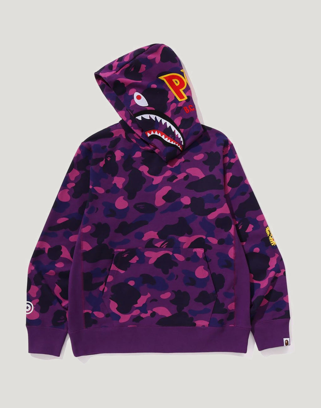 COLOR CAMO 2ND SHARK PULLOVER HOODIE MENS