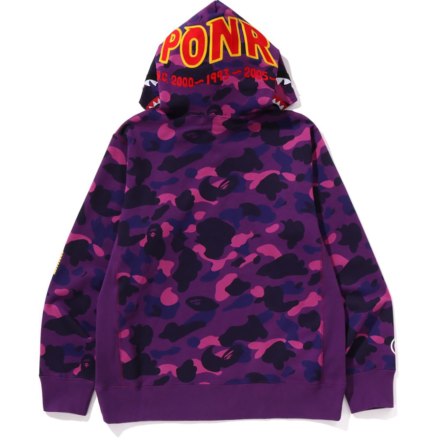 即完 BAPE COLOR CAMO SHARK HOODIE PURPLE S prp_a3bc992d-7aeb-4322-aeeb-