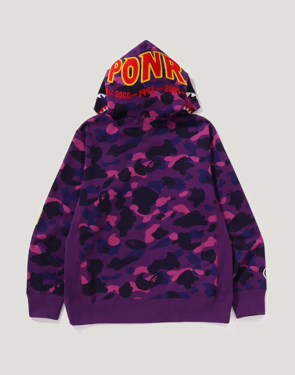 COLOR CAMO 2ND SHARK PULLOVER HOODIE MENS