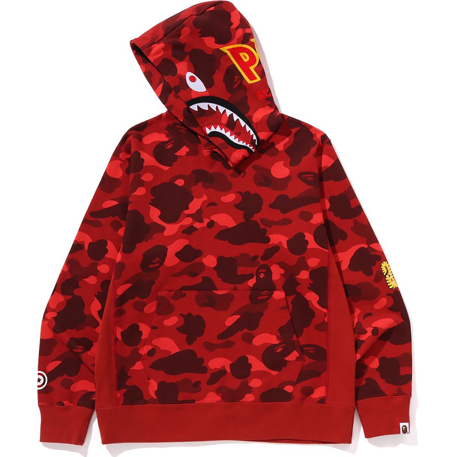 トップス A BATHING APE SHARK PULLOVER HOODIE L A Bathing Ape Men Shark Pullover Hoodie black