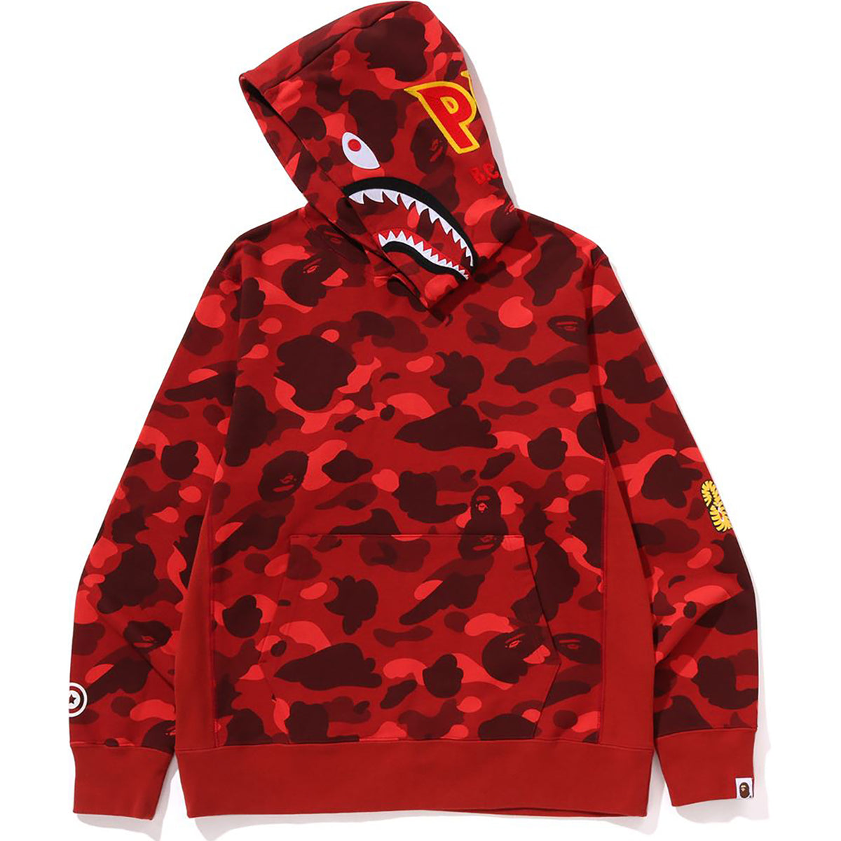 COLOR CAMO 2ND SHARK PULLOVER HOODIE MENS
