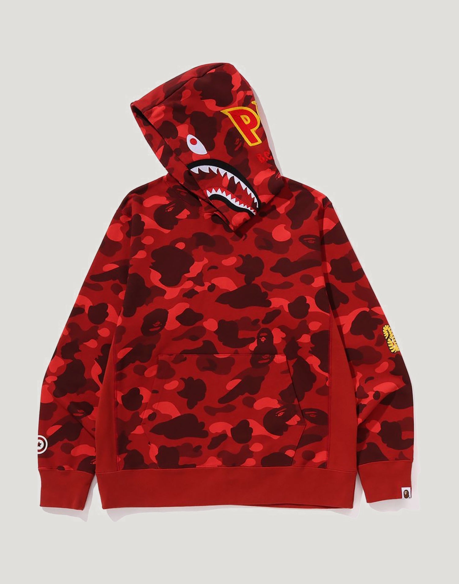 COLOR CAMO 2ND SHARK PULLOVER HOODIE MENS