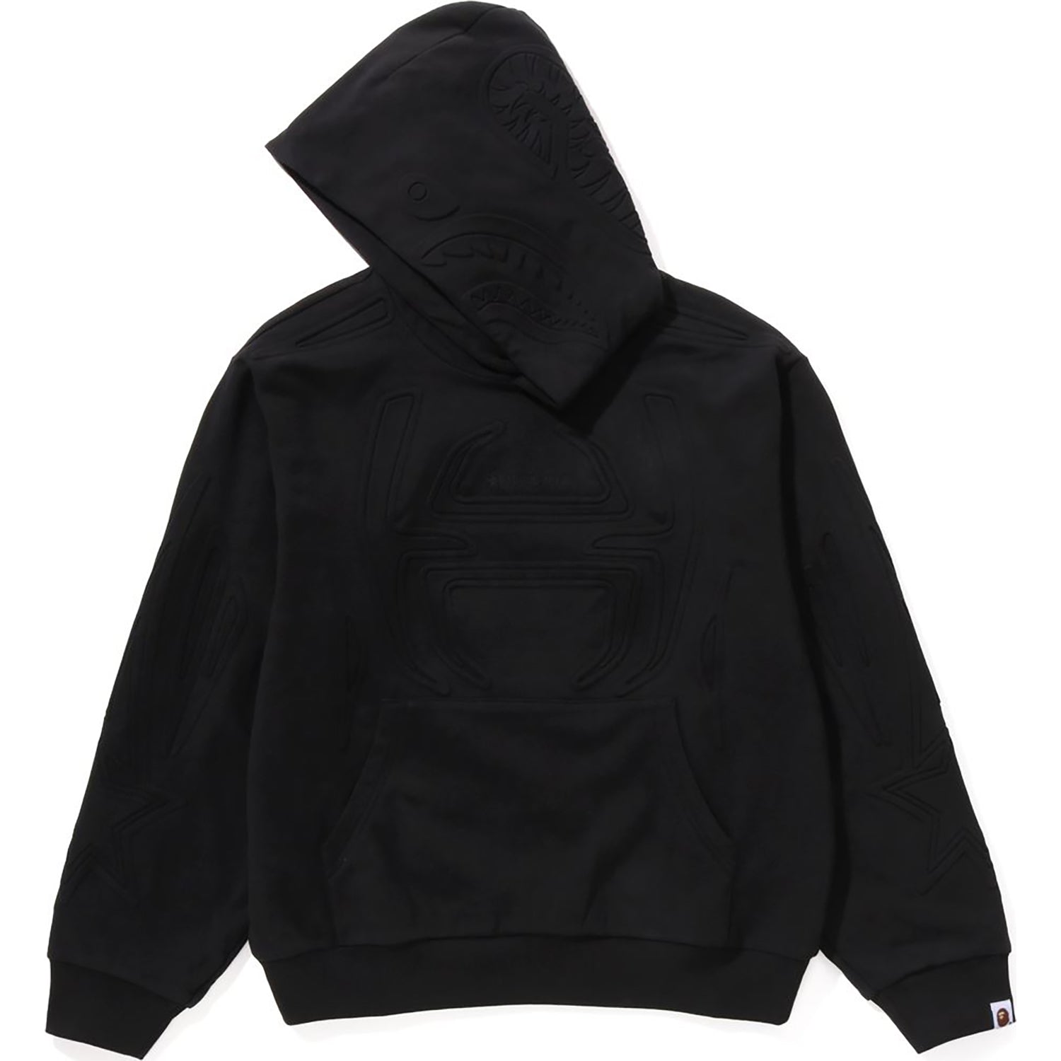 PADDED SHARK CROPPED FIT PULLOVER HOODIE MENS – us.bape.com