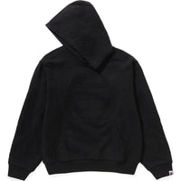 PADDED SHARK CROPPED FIT PULLOVER HOODIE MENS