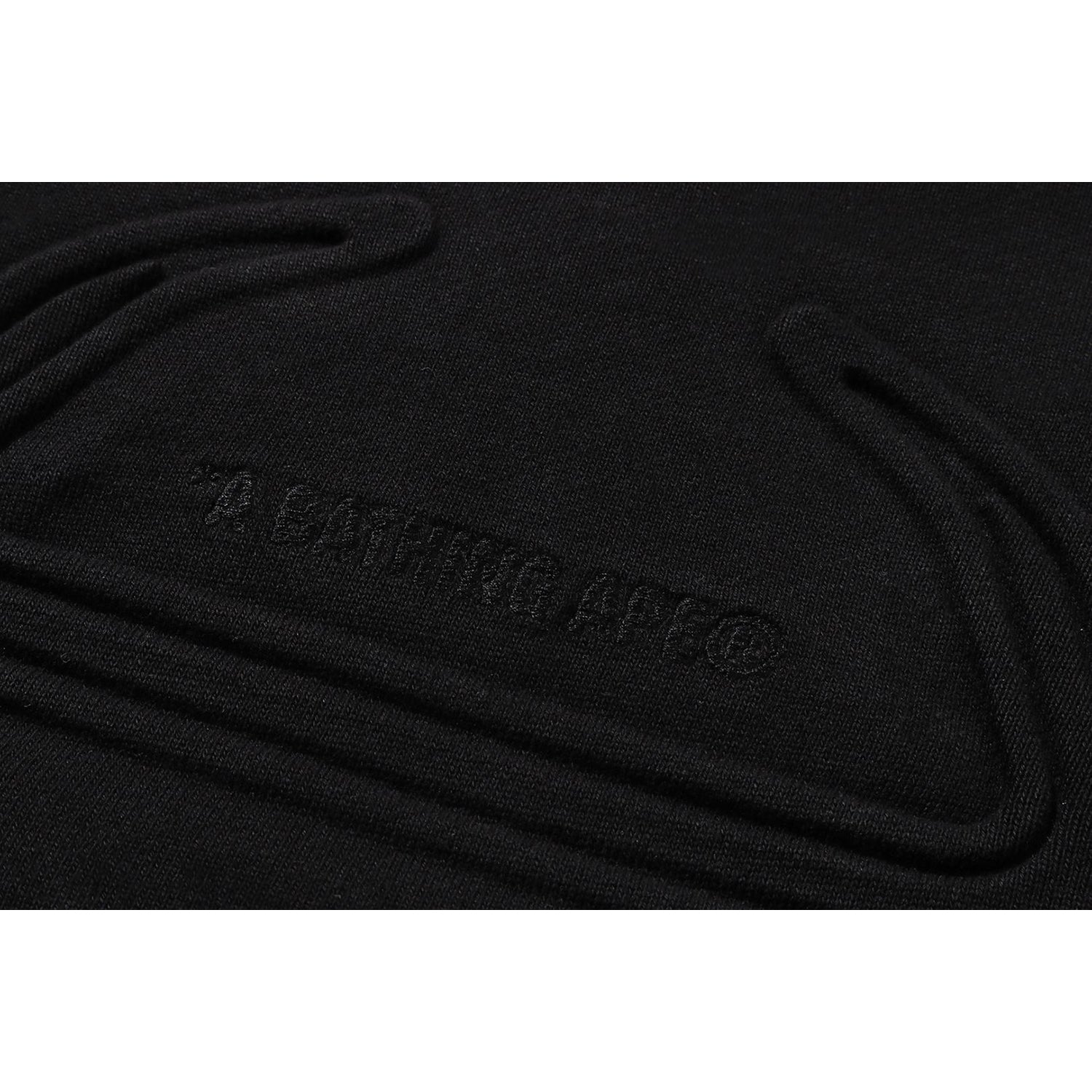 PADDED SHARK CROPPED FIT PULLOVER HOODIE MENS