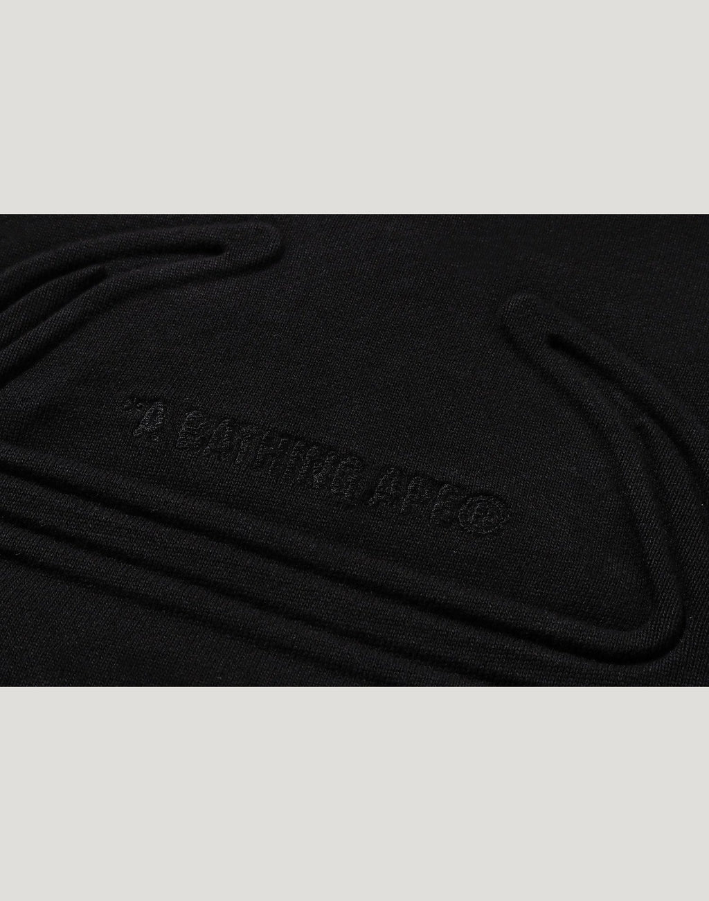 PADDED SHARK CROPPED FIT PULLOVER HOODIE MENS