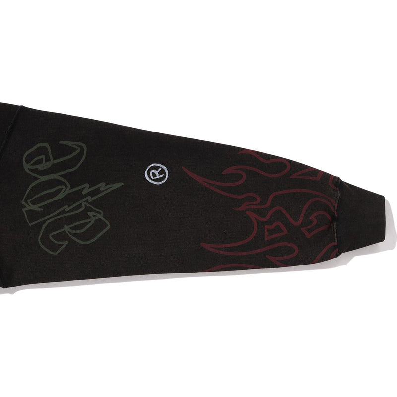 ALLOVER PRINT RELAXED FIT PULLOVER HOODIE MENS