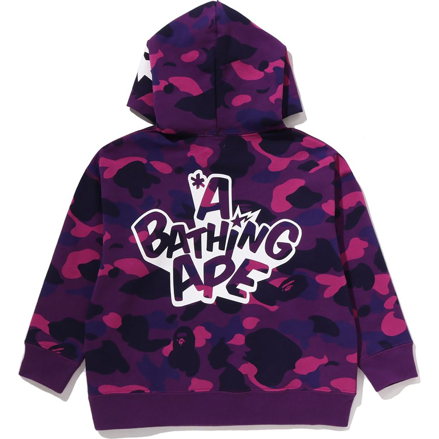 COLOR CAMO APE HEAD RELAXED FIT PULLOVER HOODIE KIDS – us.bape.com
