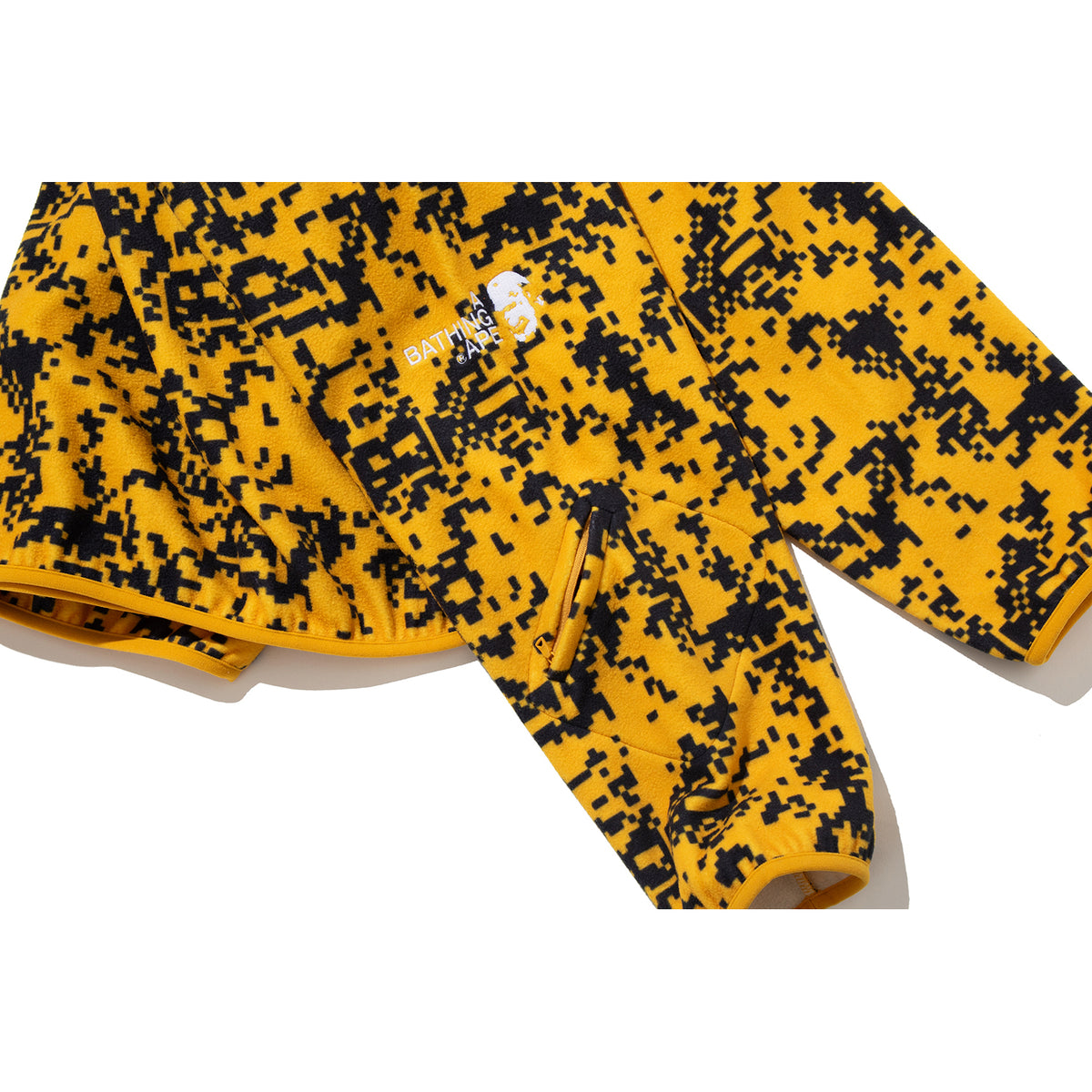 BAPE BY KAZUKI KURAISHI PIXELATE CAMO SHARK RELAXED FIT HOODIE MENS