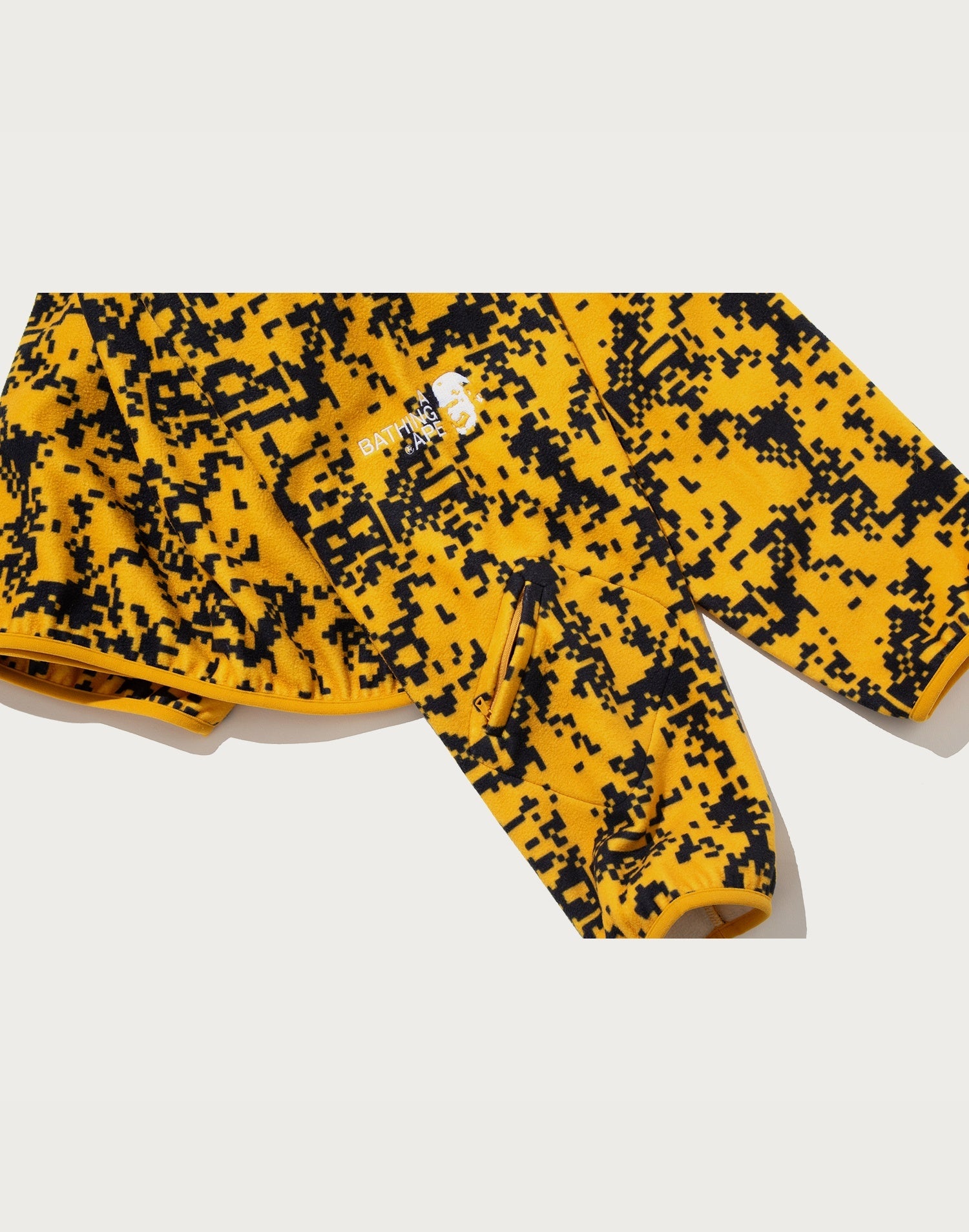 BAPE BY KAZUKI KURAISHI PIXELATE CAMO SHARK RELAXED FIT HOODIE MENS