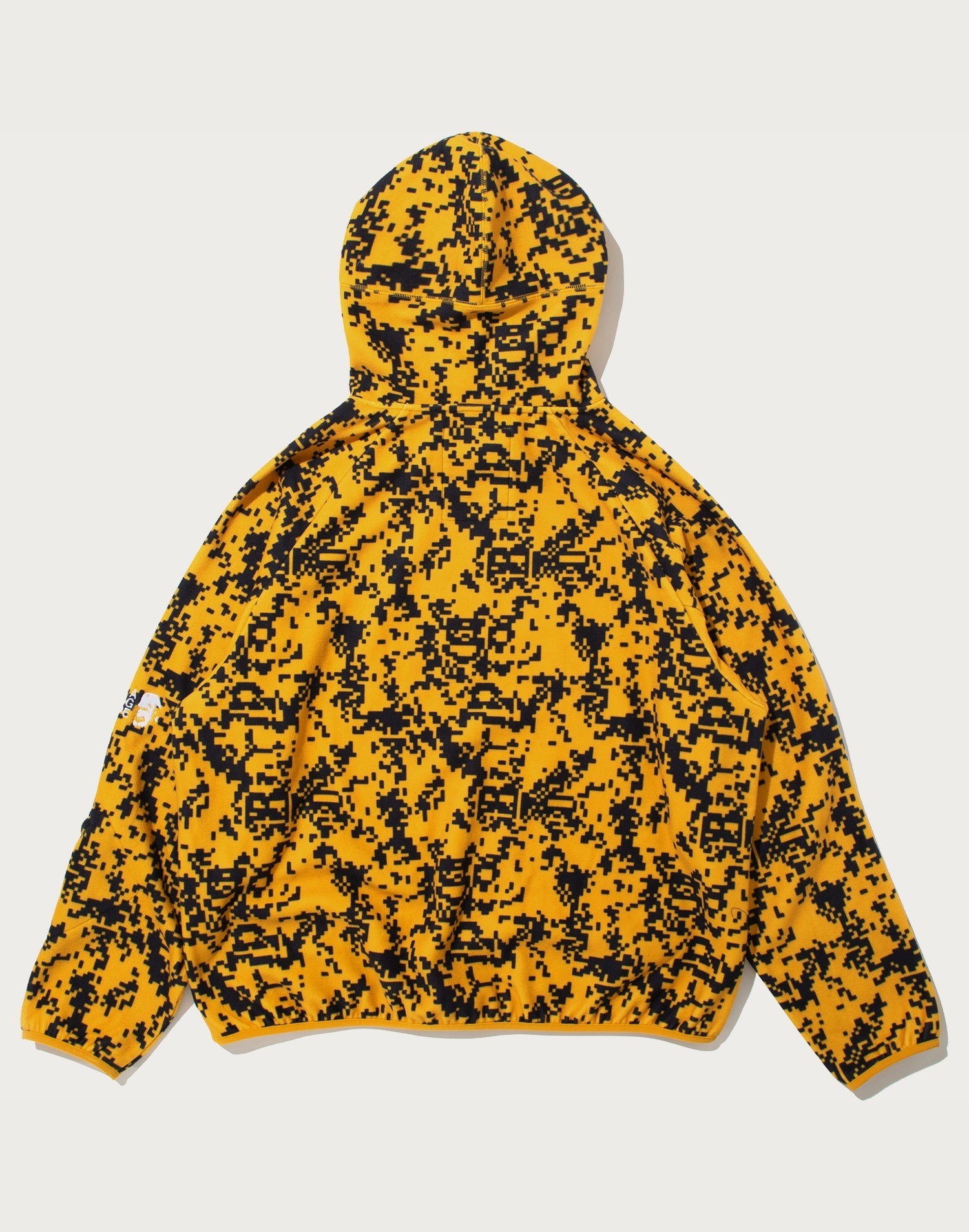 BAPE BY KAZUKI KURAISHI PIXELATE CAMO SHARK RELAXED FIT HOODIE MENS