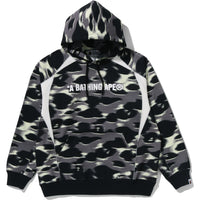 SCREEN CAMO FOOTBALL LOGO RELAXED FIT PULLOVER HOODIE MENS