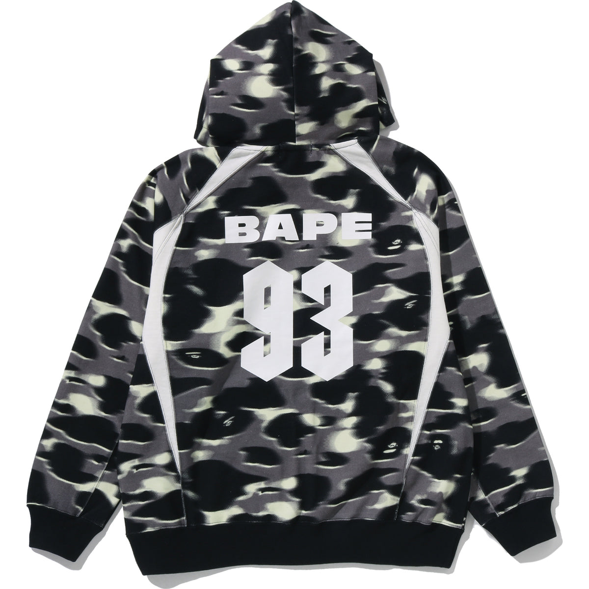 SCREEN CAMO FOOTBALL LOGO RELAXED FIT PULLOVER HOODIE MENS