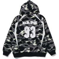 SCREEN CAMO FOOTBALL LOGO RELAXED FIT PULLOVER HOODIE MENS