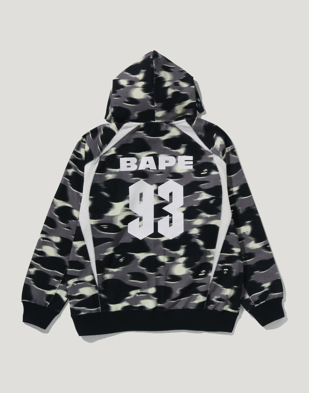 SCREEN CAMO FOOTBALL LOGO RELAXED FIT PULLOVER HOODIE MENS