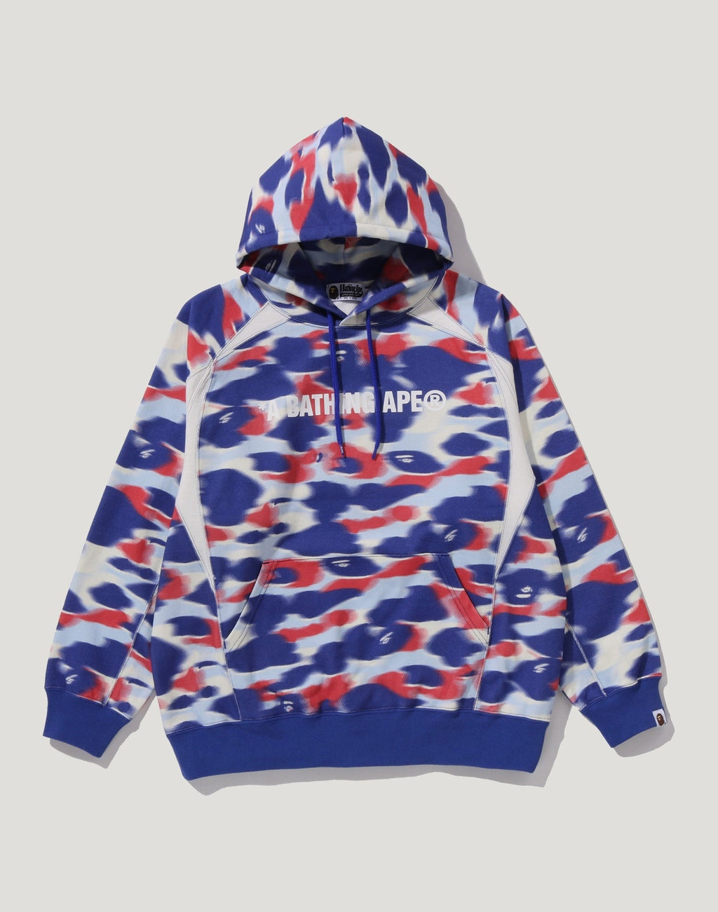 SCREEN CAMO FOOTBALL LOGO RELAXED FIT PULLOVER HOODIE MENS