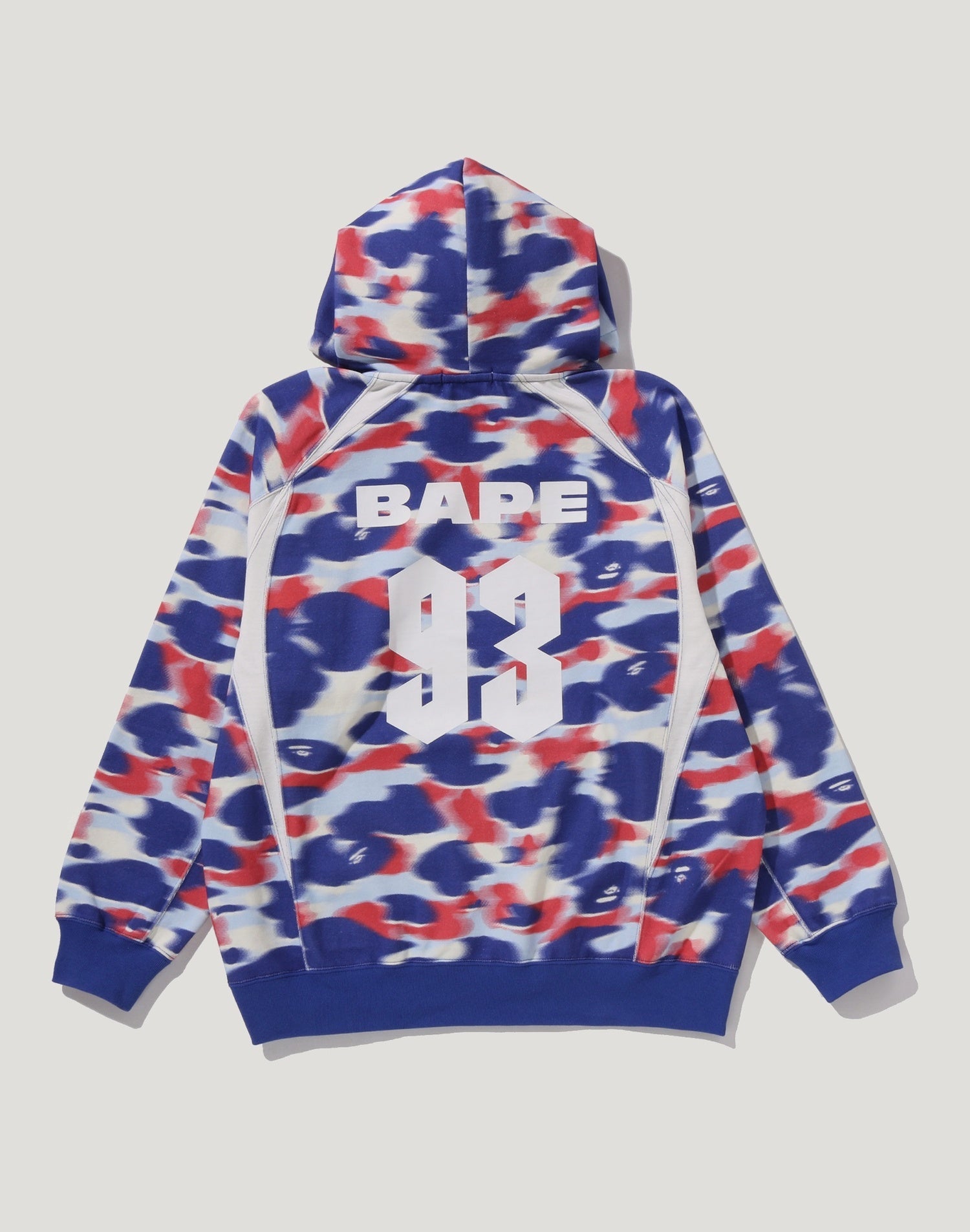 SCREEN CAMO FOOTBALL LOGO RELAXED FIT PULLOVER HOODIE MENS
