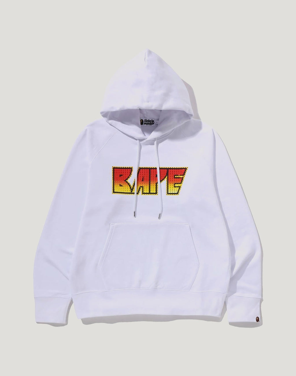 RHINESTONE LOGO REGULAR FIT PULLOVER HOODIE MENS