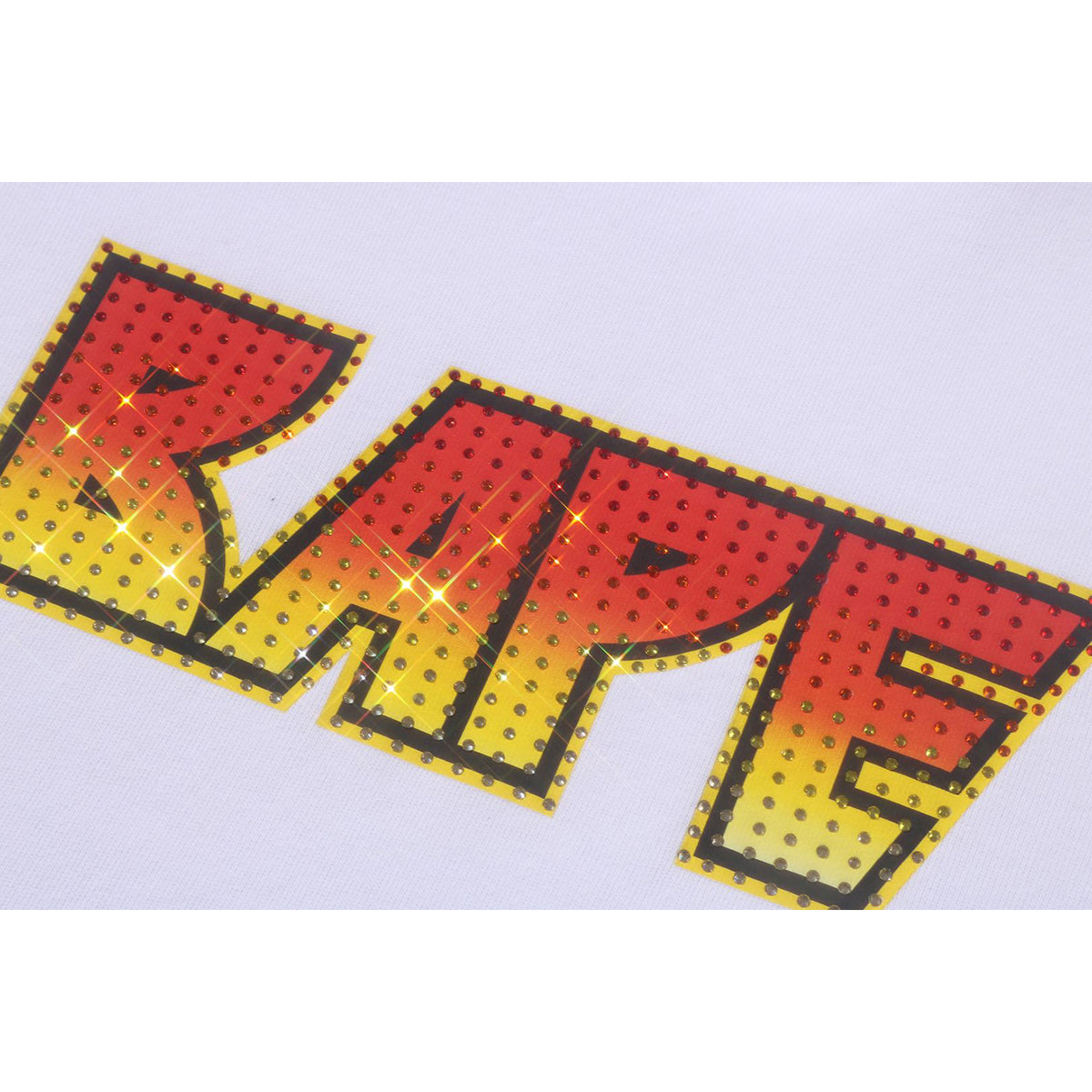 RHINESTONE LOGO REGULAR FIT PULLOVER HOODIE MENS