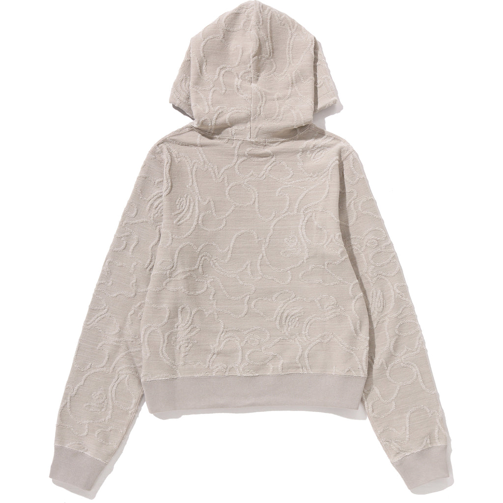 NEON CAMO JACQUARD PULLOVER HOODIE LADIES