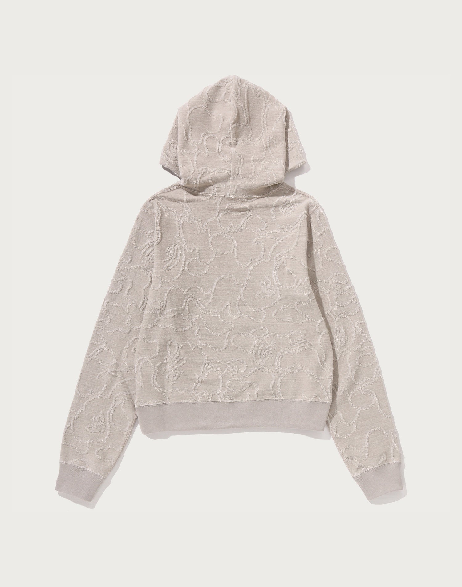 NEON CAMO JACQUARD PULLOVER HOODIE LADIES