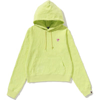 NEON CAMO JACQUARD PULLOVER HOODIE LADIES