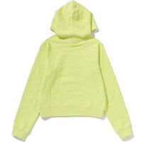 NEON CAMO JACQUARD PULLOVER HOODIE LADIES