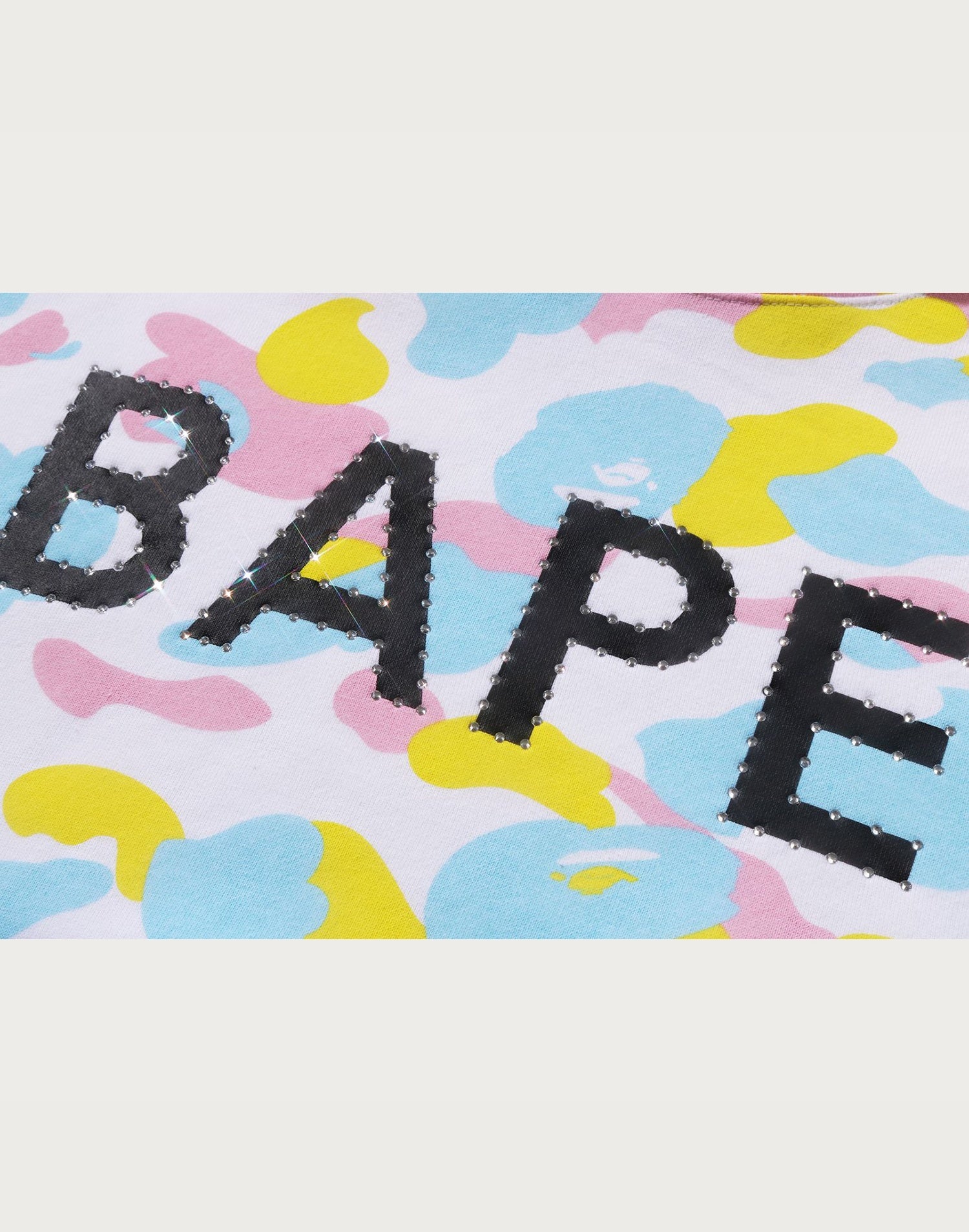 NEW MULTI CAMO LOGO OVERSIZED PULLOVER HOODIE LADIES
