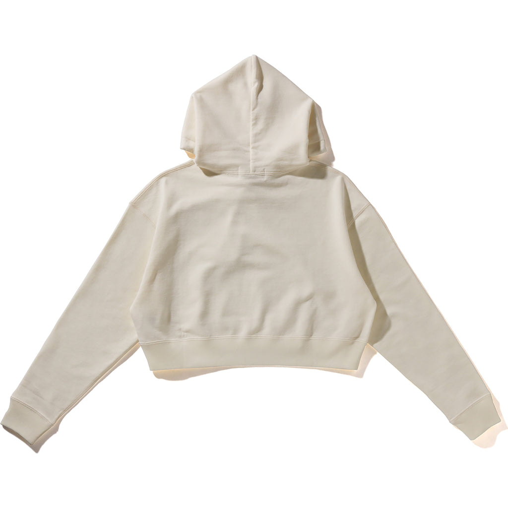 APE HEAD ONE POINT CROPPED PULLOVER HOODIE LADIES
