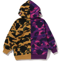 SPLIT CAMO SHARK RELAXED FIT PULLOVER HOODIE KIDS