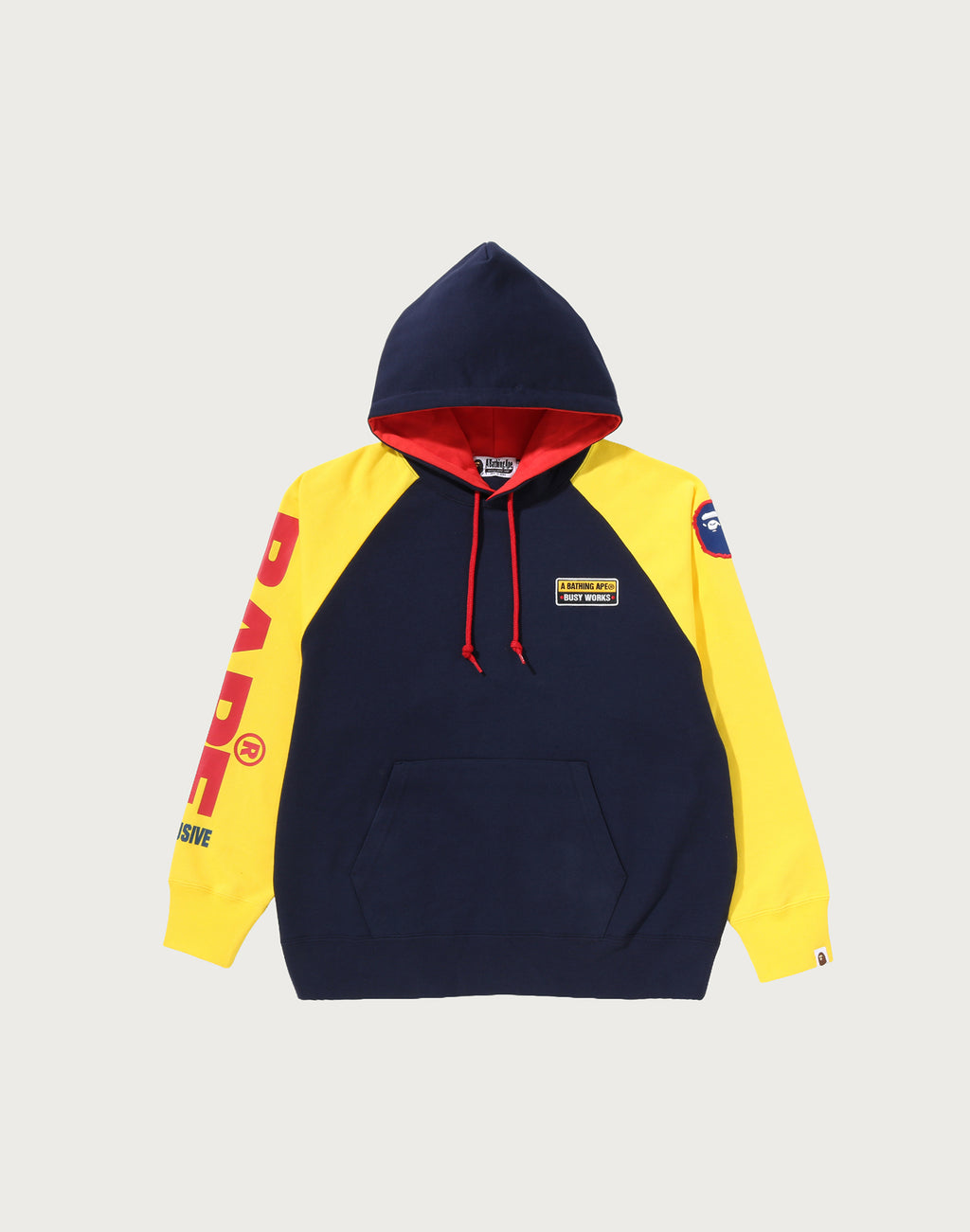 BAPE SPORT RELAXED FIT PULLOVER HOODIE MENS
