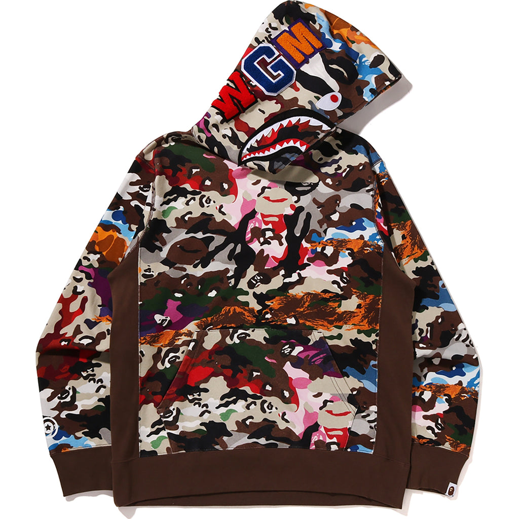 HYBRID CAMO SHARK PULLOVER HOODIE M