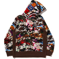 HYBRID CAMO SHARK PULLOVER HOODIE M