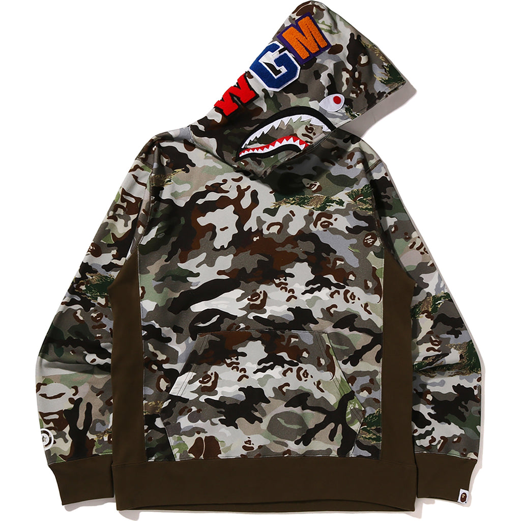 HYBRID CAMO SHARK PULLOVER HOODIE M