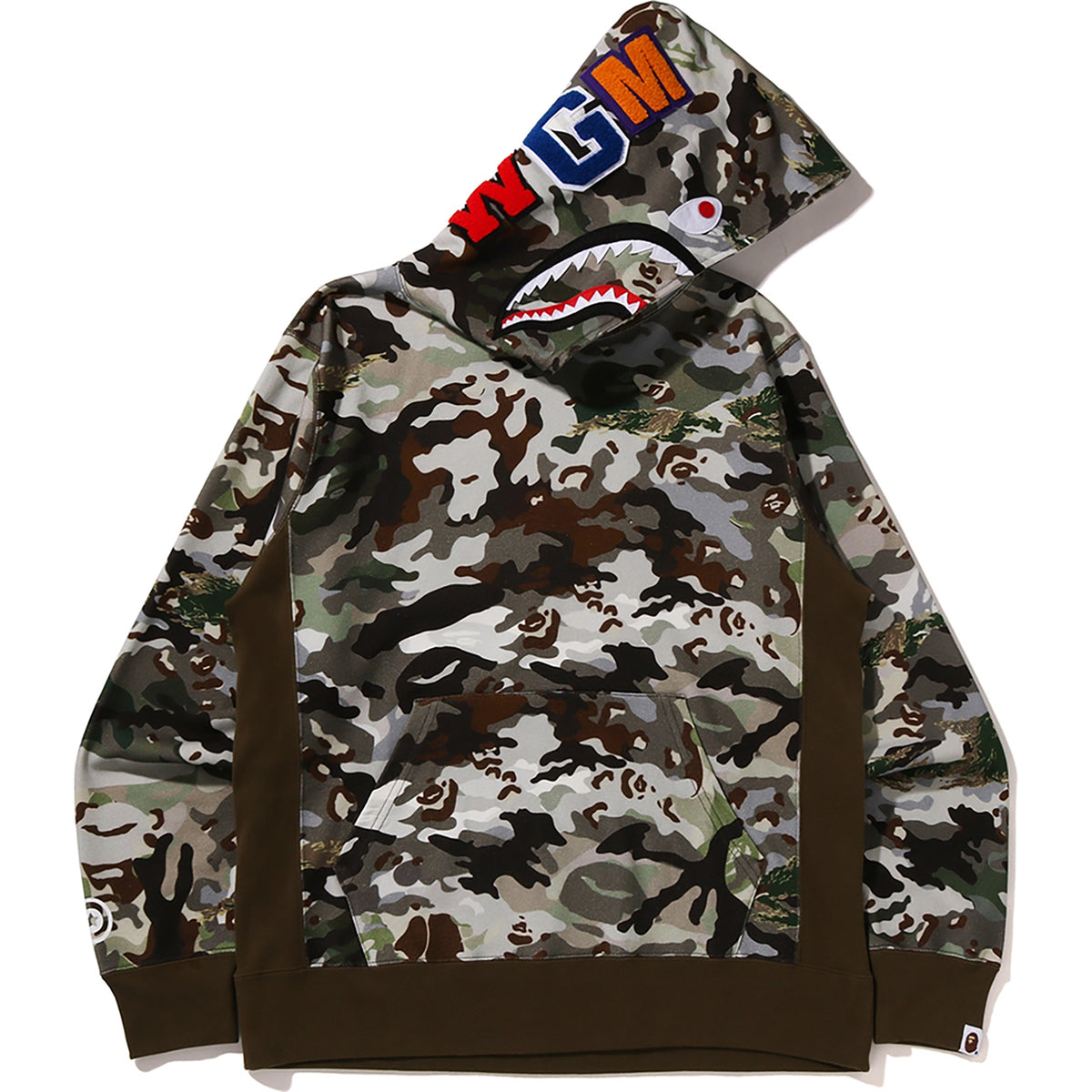 HYBRID CAMO SHARK PULLOVER HOODIE M