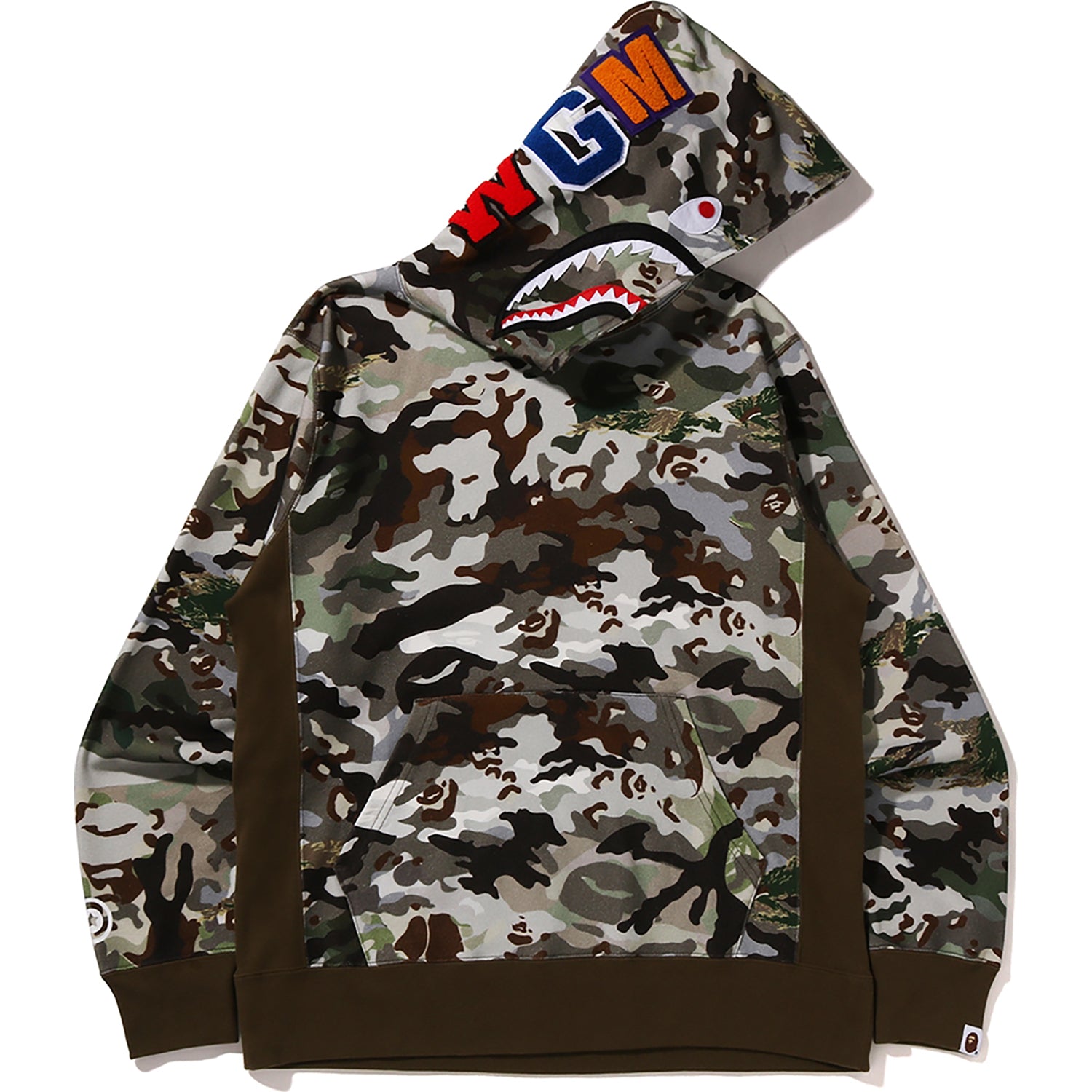 HYBRID CAMO SHARK PULLOVER HOODIE M