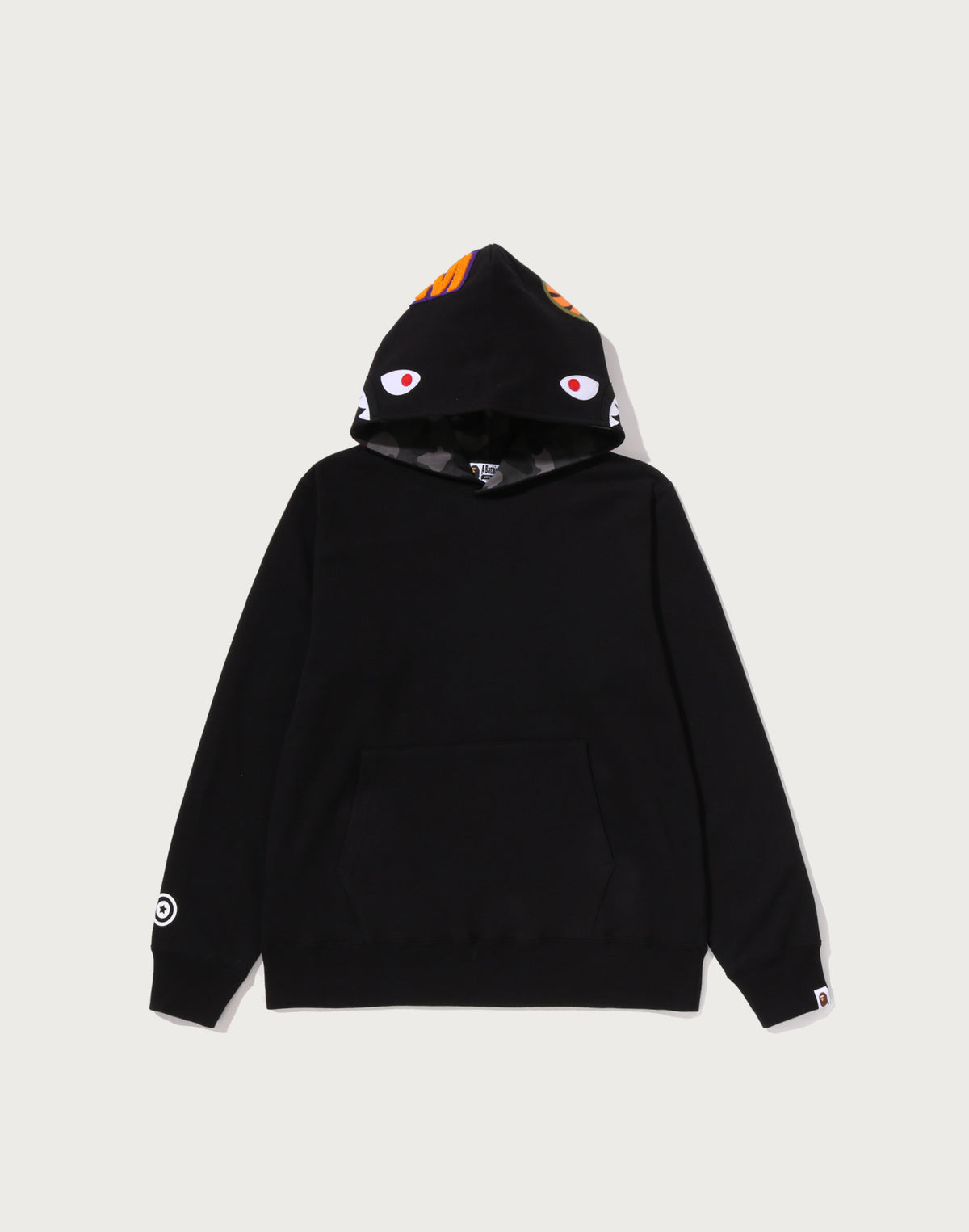 COLOR CAMO SHARK PULLOVER HOODIE MENS