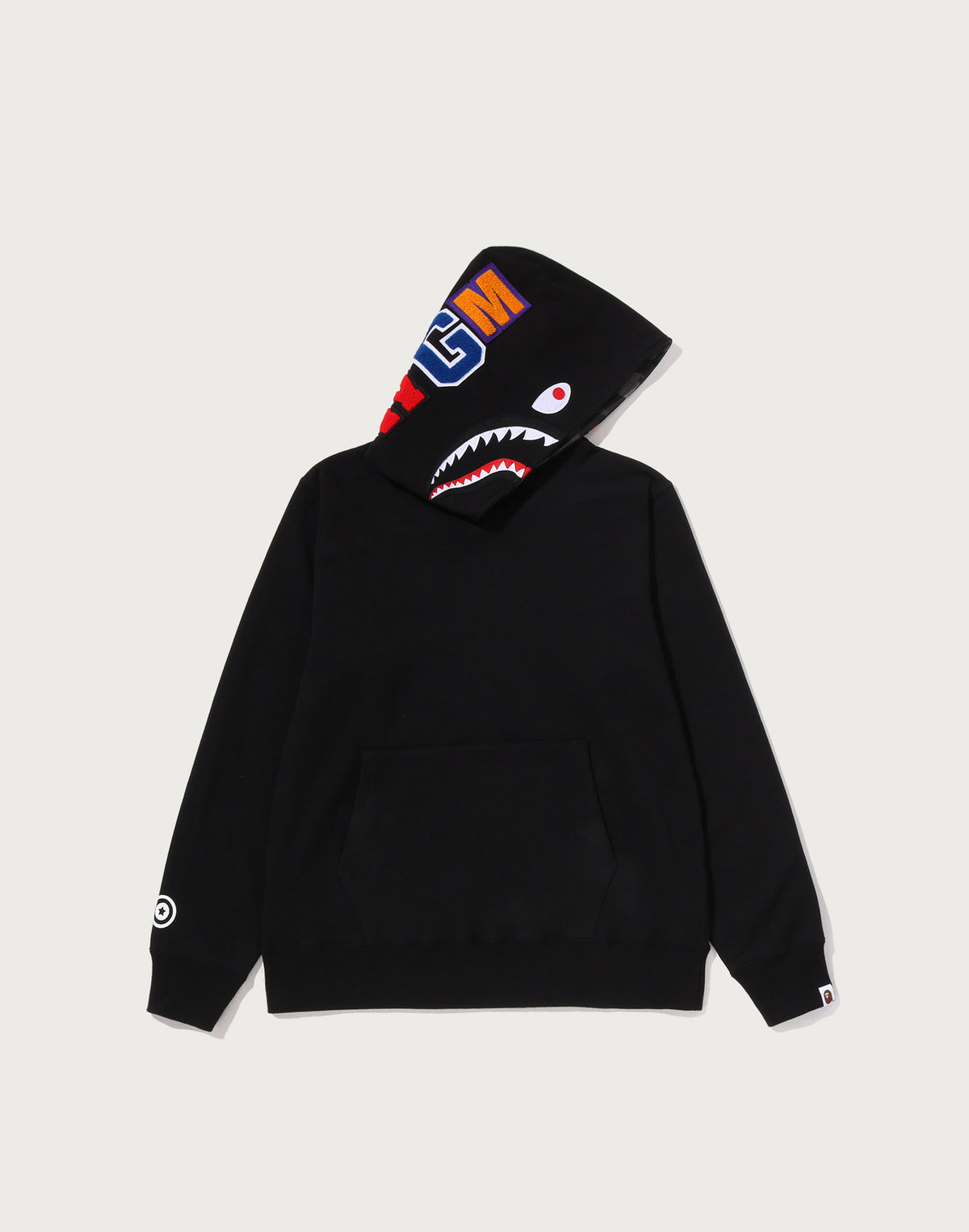 COLOR CAMO SHARK PULLOVER HOODIE MENS