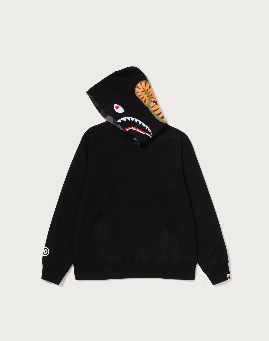 COLOR CAMO SHARK PULLOVER HOODIE MENS