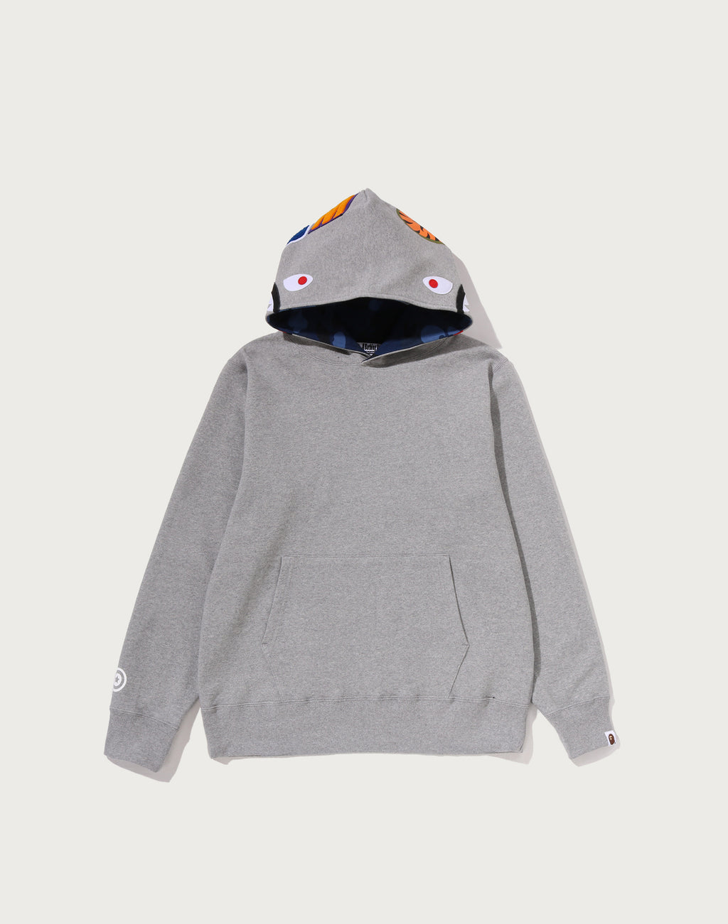 COLOR CAMO SHARK PULLOVER HOODIE MENS